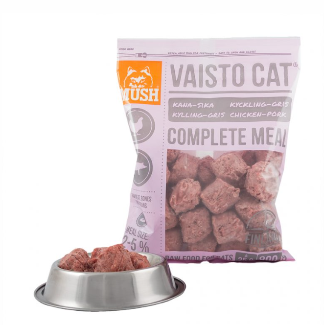 MUSH Vaisto kat Kylling Gris Pink 3 kg
